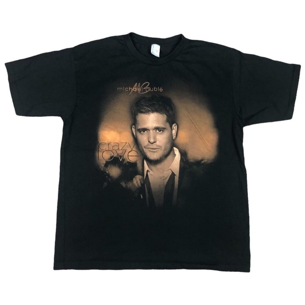 Sportage Michael Buble Crazy Love‎ Album Promo Shirt Adult Size Large